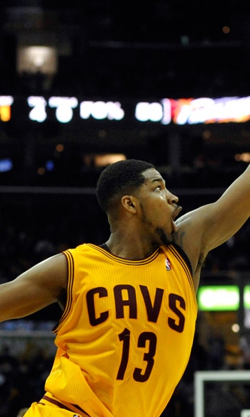 WATCH: Tristan Thompson's monster rejection on Chris Bosh